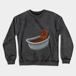 Bathing Beaver Crewneck Sweatshirt